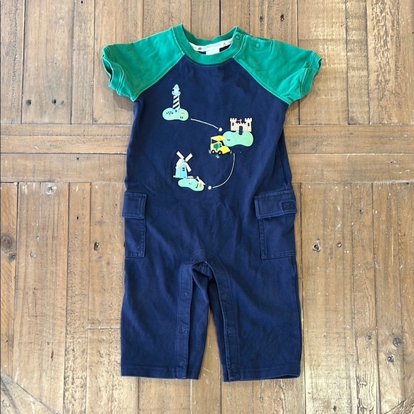 Janie and jack golf embroidered color block cargo
Romper - Picture 1 of 6